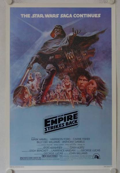 Star Wars - The Empire Strikes Back original release US Onesheet movie poster